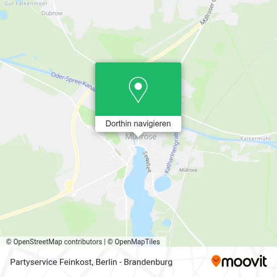 Partyservice Feinkost Karte
