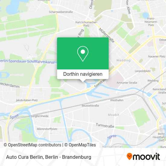 Auto Cura Berlin Karte