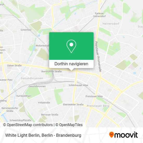 White Light Berlin Karte