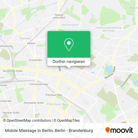 Mobile Massage In Berlin Karte