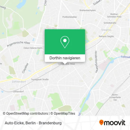 Auto-Eicke Karte