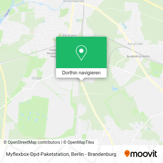 Myflexbox-Dpd-Paketstation Karte