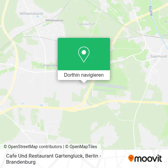Cafe Und Restaurant Gartengluck Karte