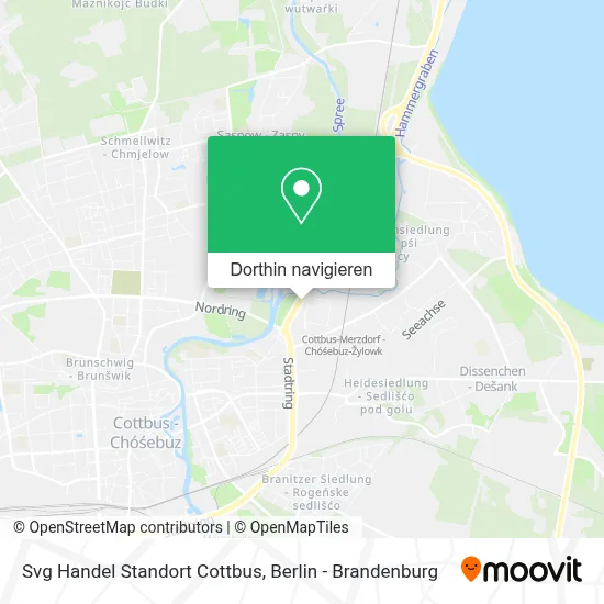 Svg Handel Standort Cottbus Karte