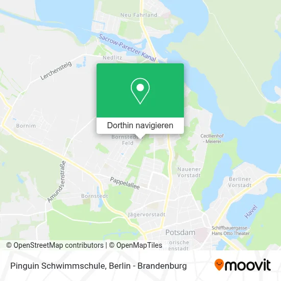 Pinguin Schwimmschule Karte