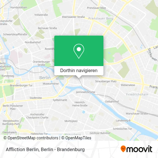Affliction Berlin Karte