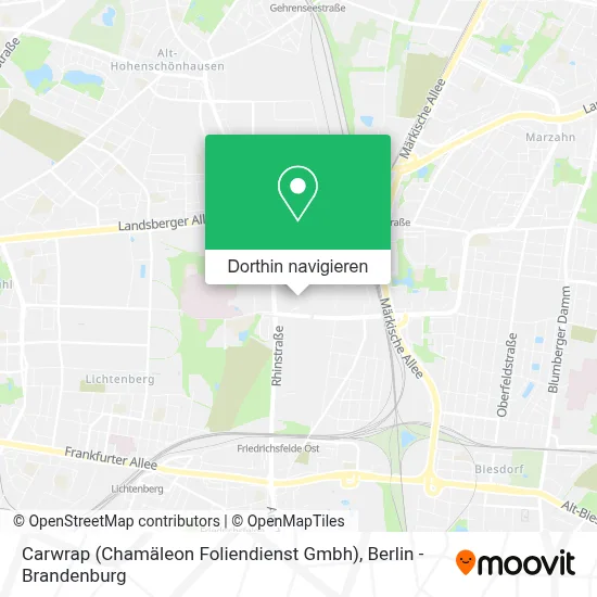 Carwrap (Chamäleon Foliendienst Gmbh) Karte
