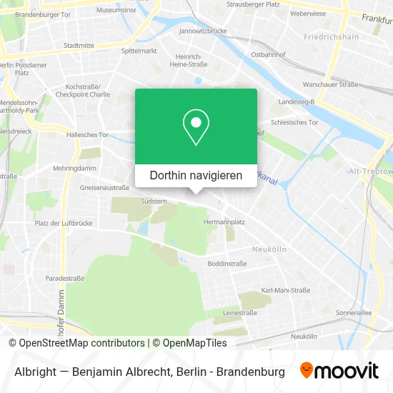 Albright — Benjamin Albrecht Karte