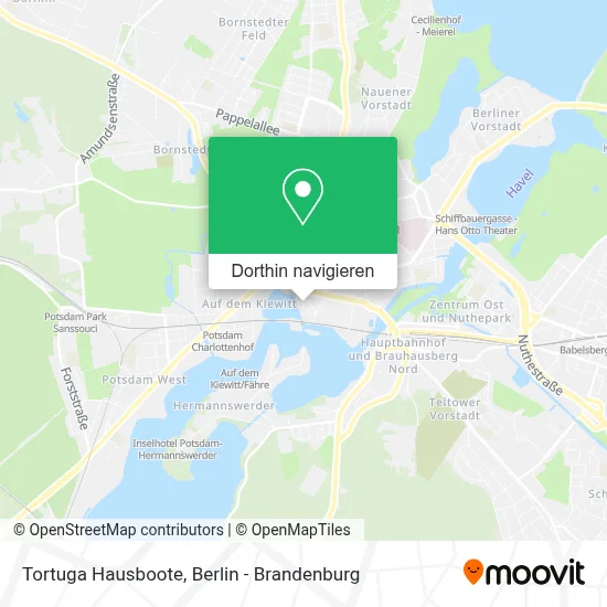 Tortuga Hausboote Karte