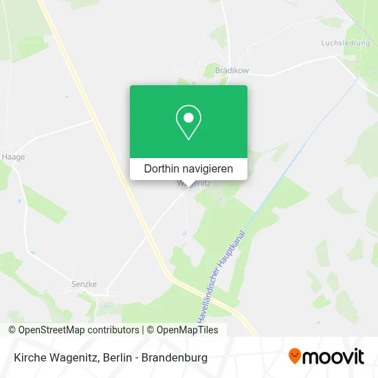 Kirche Wagenitz Karte