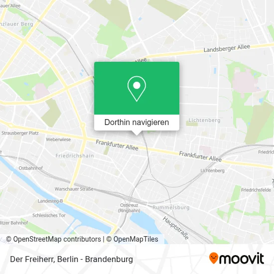 Der Freiherr Karte