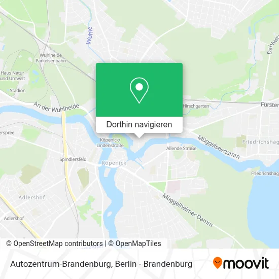 Autozentrum-Brandenburg Karte