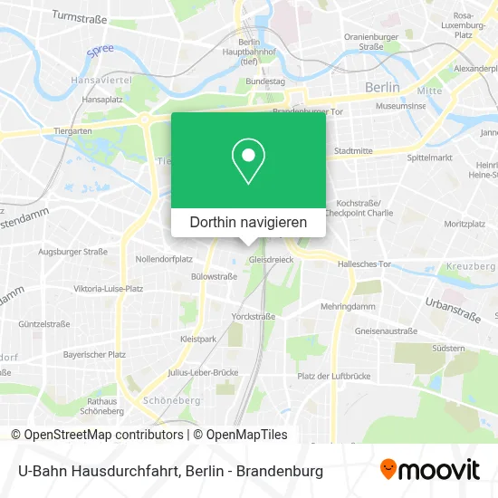 U-Bahn Hausdurchfahrt Karte
