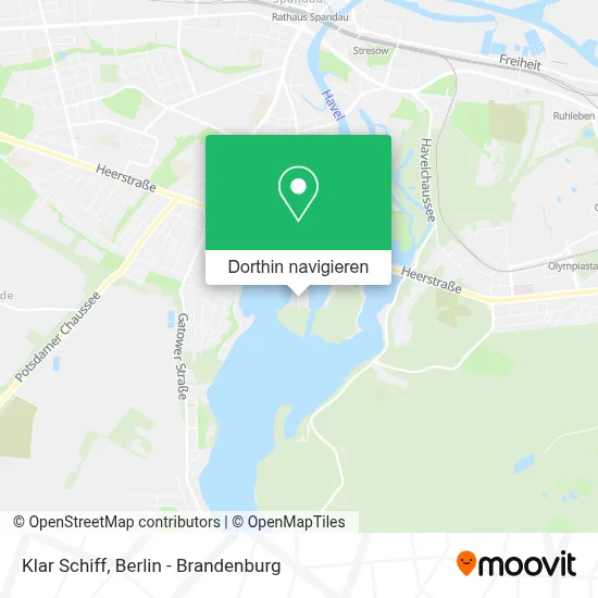 Klar Schiff Karte
