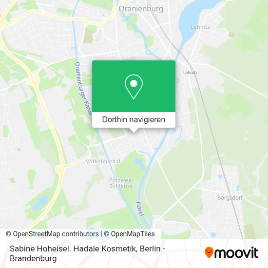 Sabine Hoheisel.  Hadale Kosmetik Karte