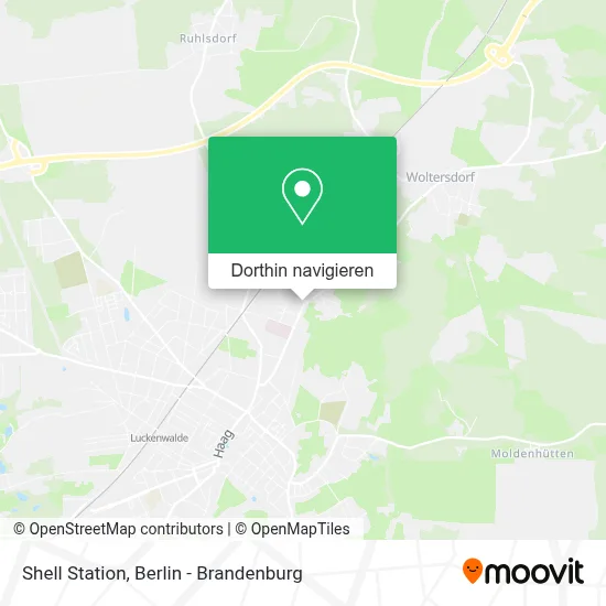 Shell Station Karte