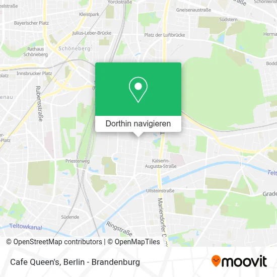 Cafe Queen's Karte