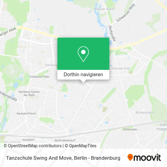 Tanzschule Swing And Move Karte