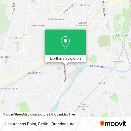 Ups Access Point Karte