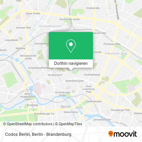 Codos Berlin Karte