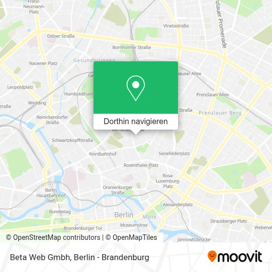 Beta Web Gmbh Karte