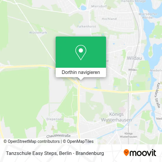 Tanzschule Easy Steps Karte