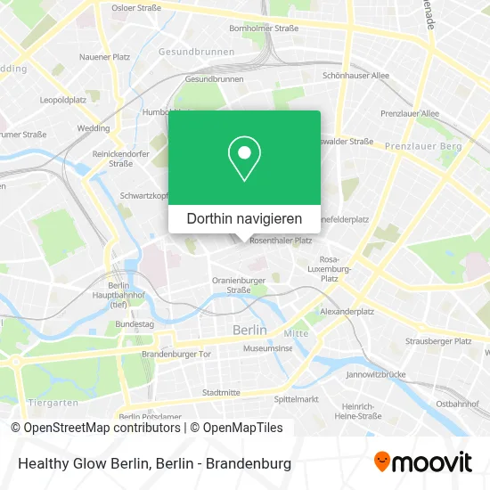 Healthy Glow Berlin Karte
