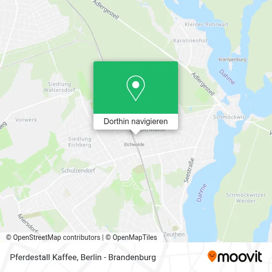 Pferdestall Kaffee Karte