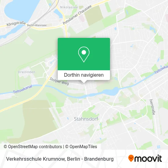 Verkehrsschule Krumnow Karte