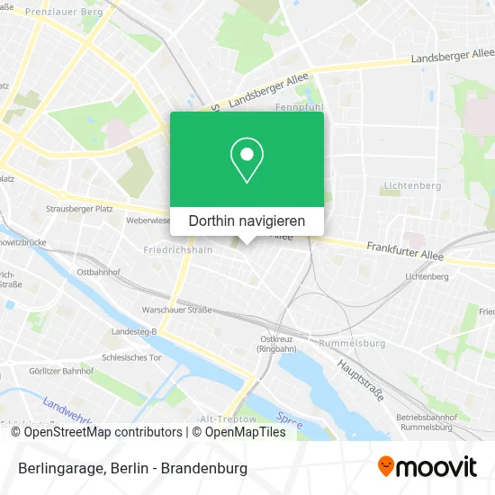 Berlingarage Karte
