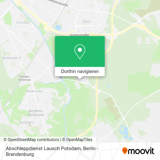 Abschleppdienst Lausch Potsdam Karte