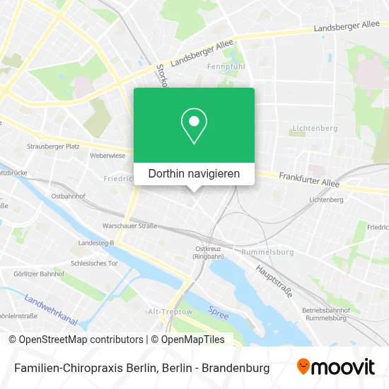 Familien-Chiropraxis Berlin Karte
