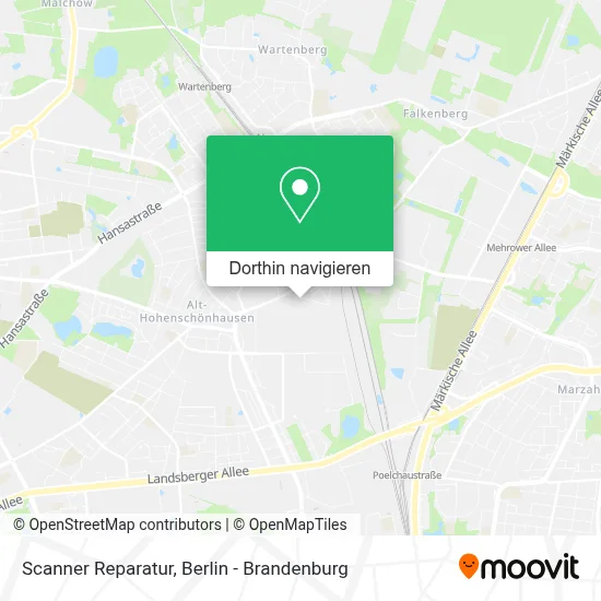 Scanner Reparatur Karte