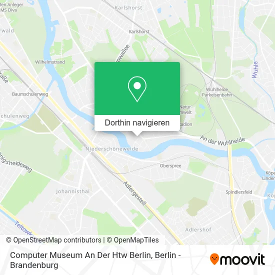 Computer Museum An Der Htw Berlin Karte