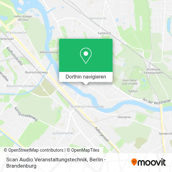 Scan Audio Veranstaltungstechnik Karte