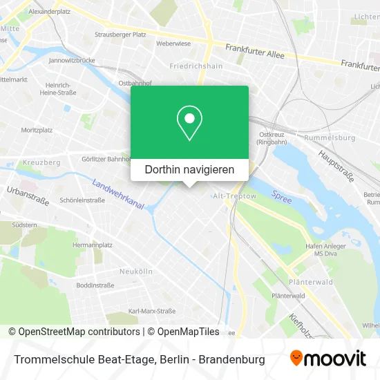 Trommelschule Beat-Etage Karte