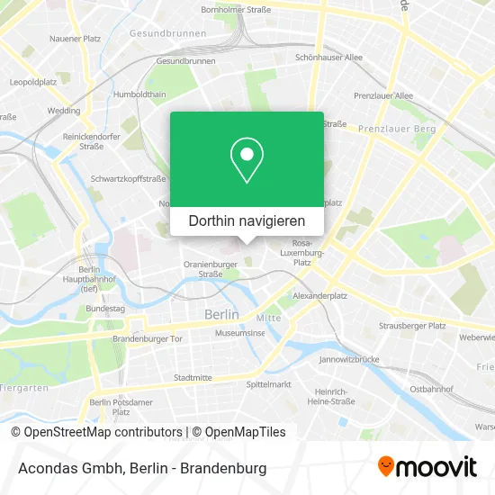 Acondas Gmbh Karte