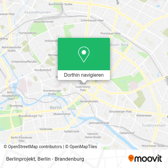 Berlinprojekt Karte