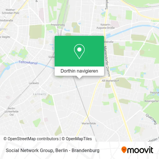 Social Network Group Karte