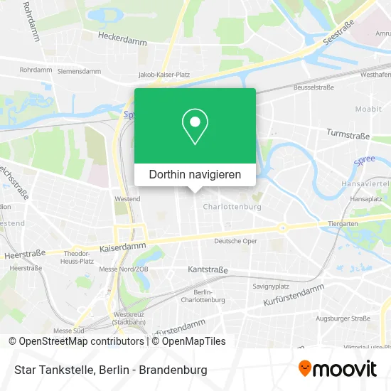 Star Tankstelle Karte