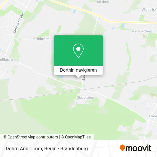 Dohrn And Timm Karte