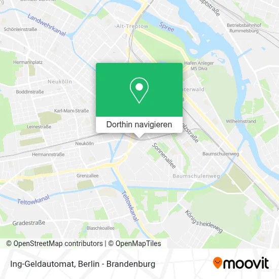 Ing-Geldautomat Karte