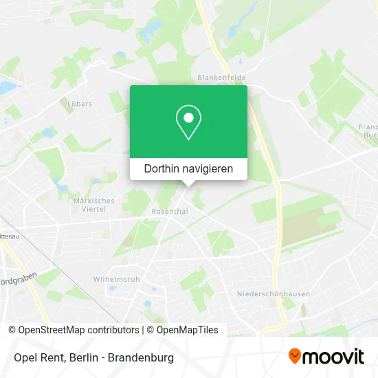 Opel Rent Karte