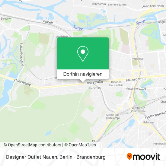 Designer Outlet Nauen Karte