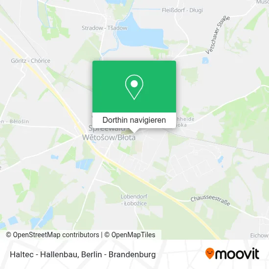 Haltec - Hallenbau Karte