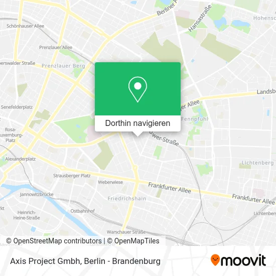 Axis Project Gmbh Karte