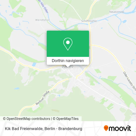 Kik Bad Freienwalde Karte
