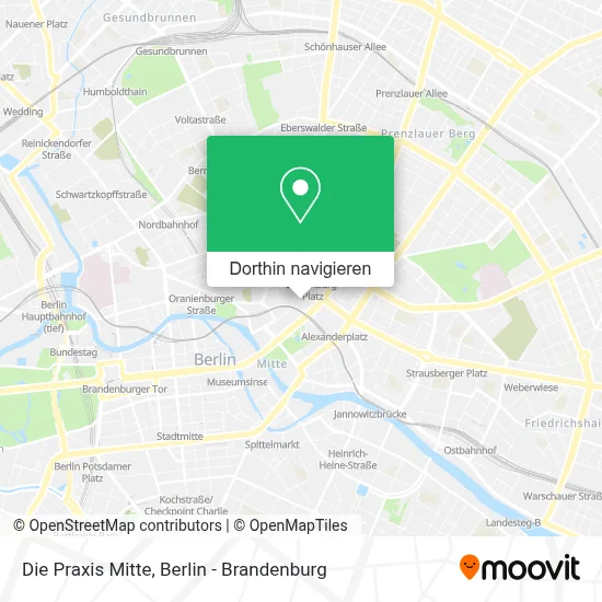 Die Praxis Mitte Karte