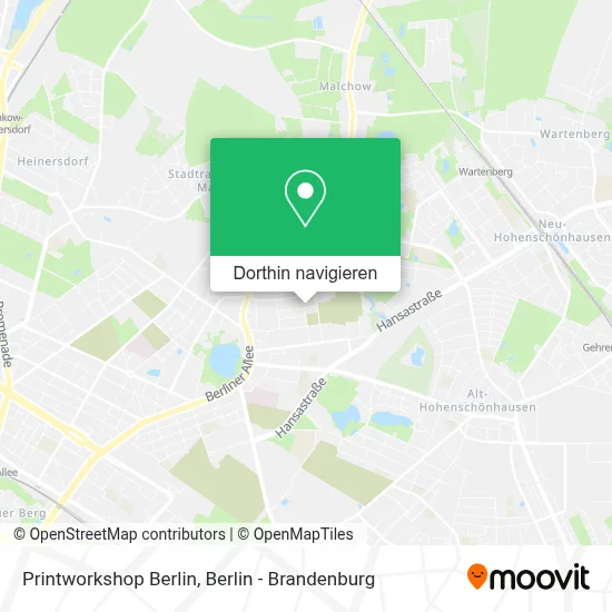 Printworkshop Berlin Karte