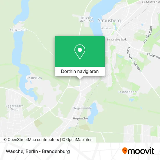 Wäsche Karte